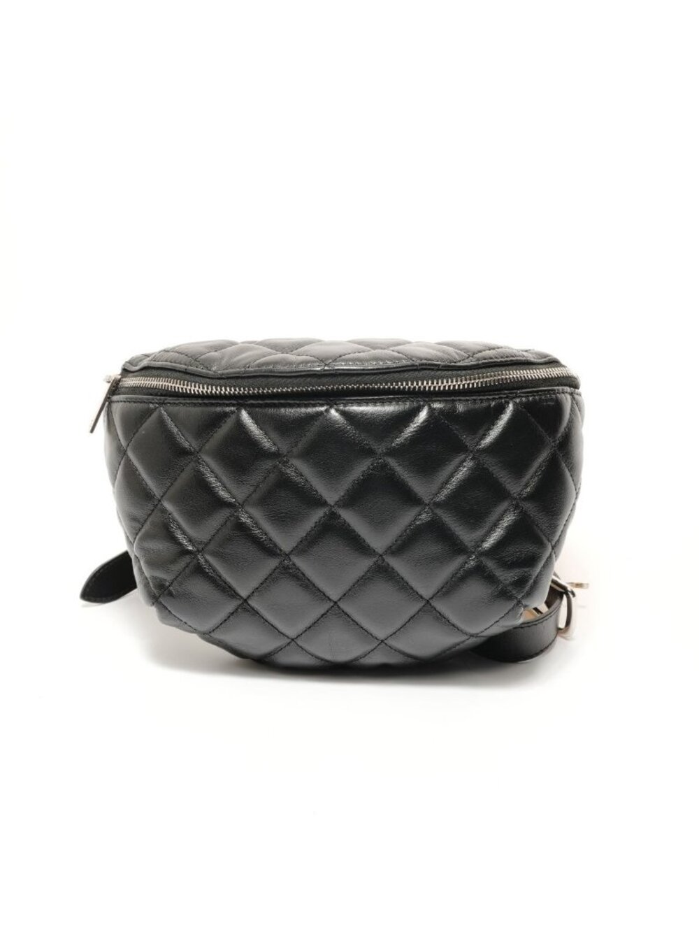 Chanel Shoulder Bag Quilted Silver
